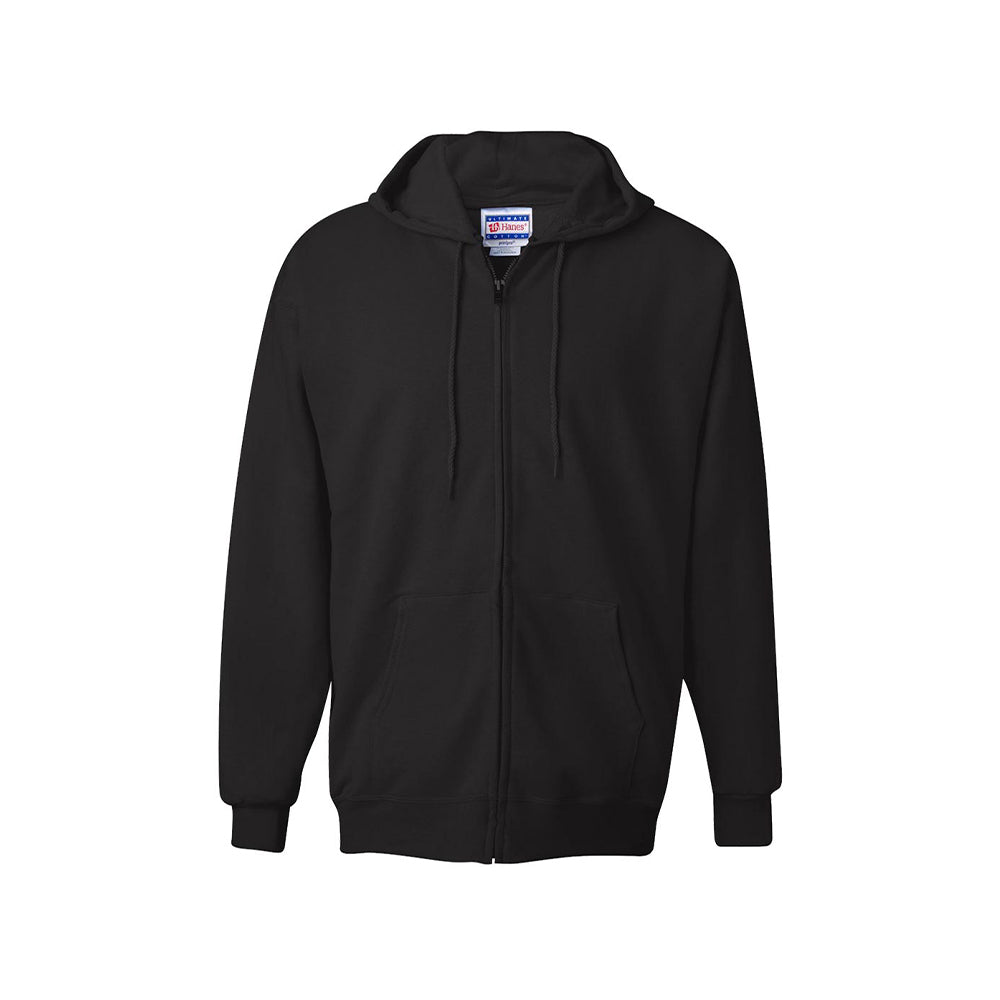 Hanes Adult 9.7 Oz. Ultimate Cotton 90/10 Full-Zip Hood | Fresh Prints