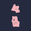 Delta Zeta Greek Letters and Numbers with Heart Pattern PR Hoodie