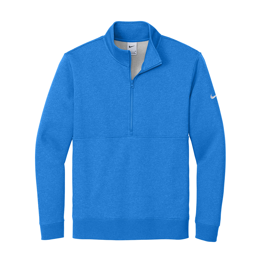 Nike Club Fleece Sleeve Swoosh 1/2-Zip | Fresh Prints