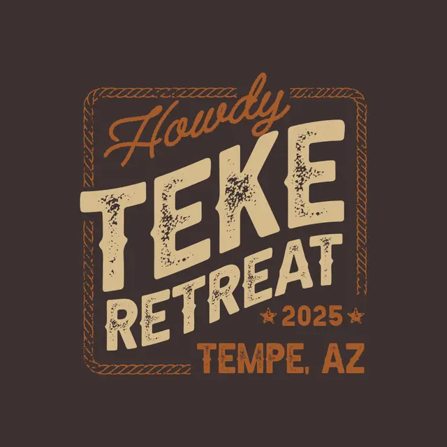 Tau Kappa Epsilon Rustic Western Retreat Crewneck