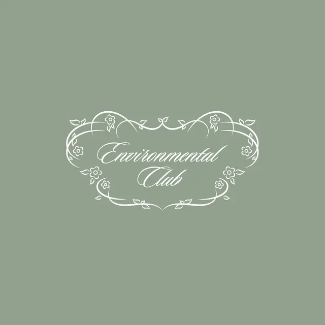 Environmental Club Floral Vine Text PR Shirt