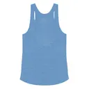 Los Angeles Apparel Tri Blend Racerback Tank 3.7oz tr3008 Athletic Blue Back