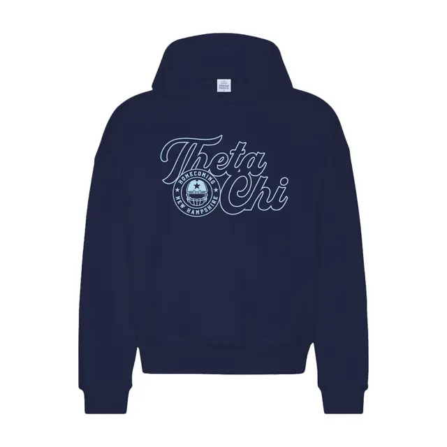 Theta Chi Hand Drawn Lettering Homecoming Hoodie 2