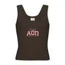 Alpha Omicron Pi Bow Illustration Rush Tank 2