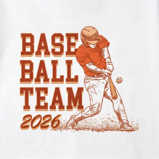 Baseball Team Illustrated Batter Action PR Sweater