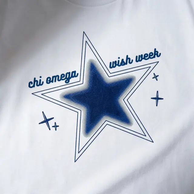 Chi Omega Star Graphic Philanthropy Tank