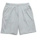 Customizable Champion Long Mesh Shorts With Pockets 81622 Athletic Grey Back