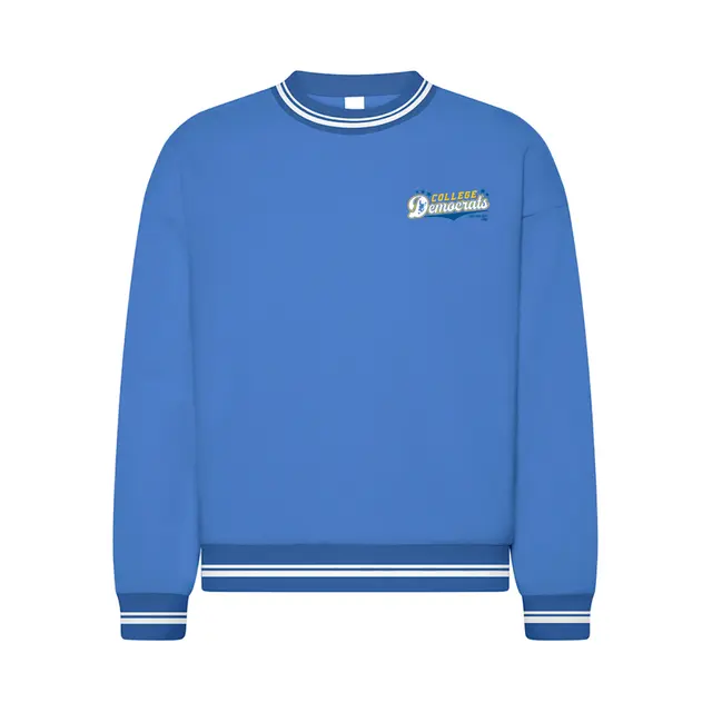 College Democrats Illustrated Donkey Graphic PR Crewneck 2