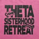 Kappa Alpha Theta Stacked Block Lettering Retreat Tank