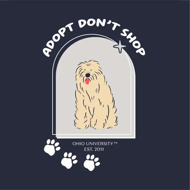 Bobcats of the Shelter Dogs Fluffy Dog Arch PR Crewneck