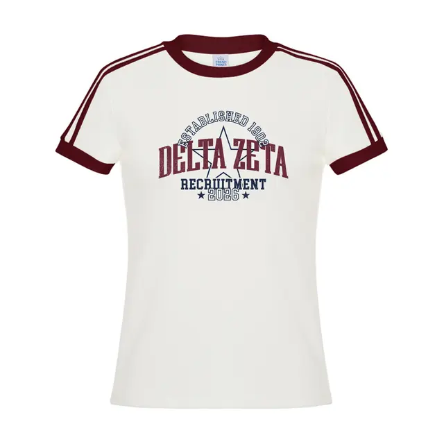Delta Zeta Star Illustration Recruitment Shirt 2