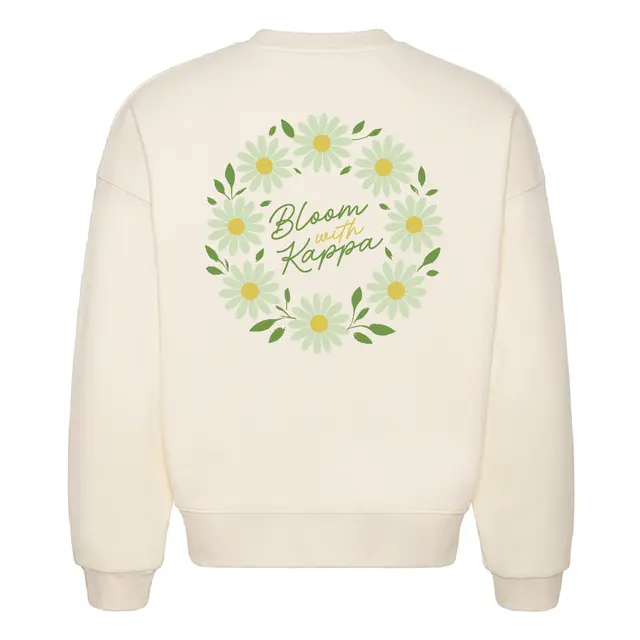 Kappa Kappa Gamma Daisy Wreath PR Crewneck 2