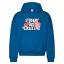 Student Art Collective Bold Texts Hand Brush Illustration PR Hoodie 2