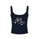 Alpha Delta Pi Script Hearts PR Tank 2