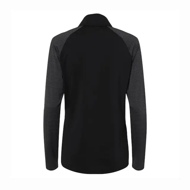 Adidas Women's Stripe Block Quarter-Zip Pullover a521 Black Back