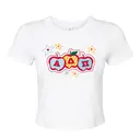 Apples Stars and Stitched Patchworks PR Shirt Design for Alpha Delta Pi
