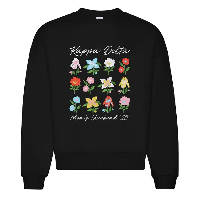 Kappa Delta Colorful Floral Mom's Weekend Sweater 2