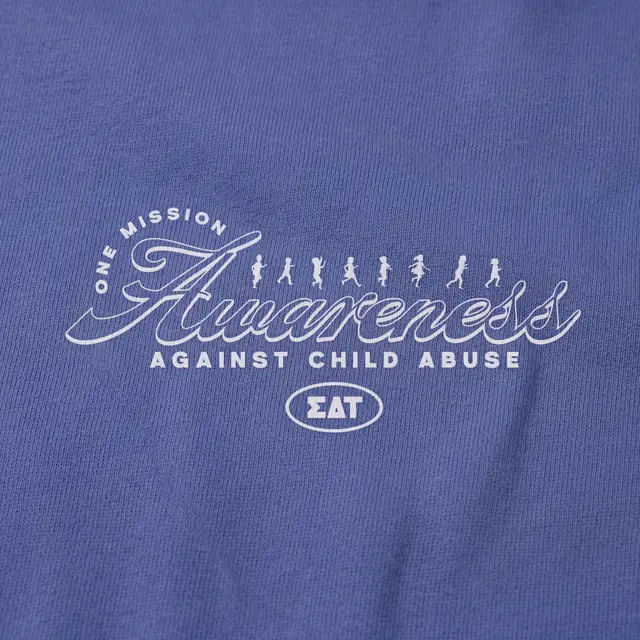 Sigma Delta Tau Flowing Script Awareness Philanthropy Sweater