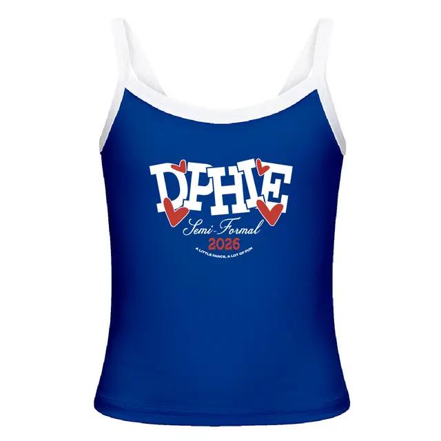 Delta Phi Epsilon Hearts and Texts Semi-Formal Tank 2