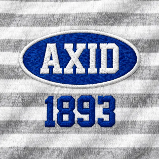Alpha Xi Delta Striped Text Logo PR Sweatpants