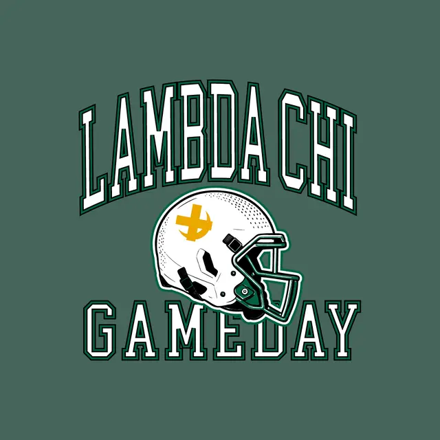Lambda Chi Alpha Football Helmet Design Game Day Shirt