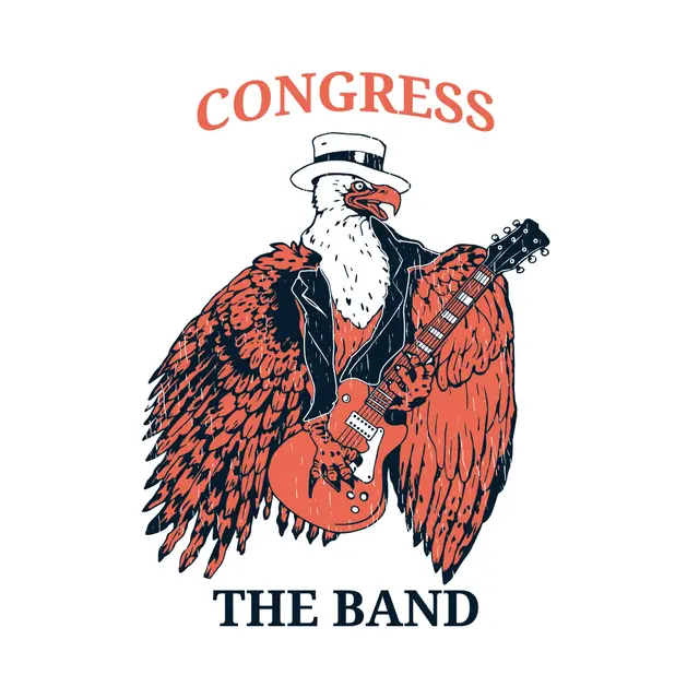 Congress Eagle with Guitar PR Shirt