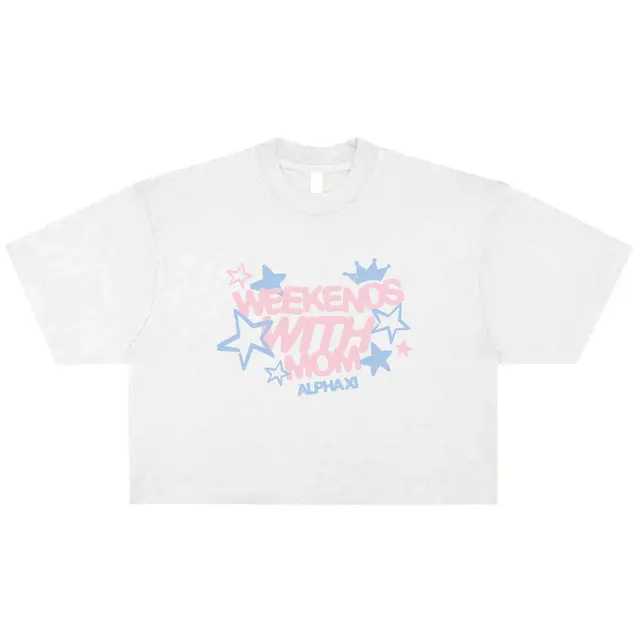 Alpha Xi Delta Pastel Stars Moms Weekend Shirt 2