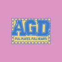 Alpha Gamma Delta Stitched Initial Letters Philanthropy Shirt