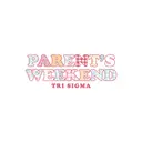 Sigma Sigma Sigma Patterned Text Parent's Weekend Shirt