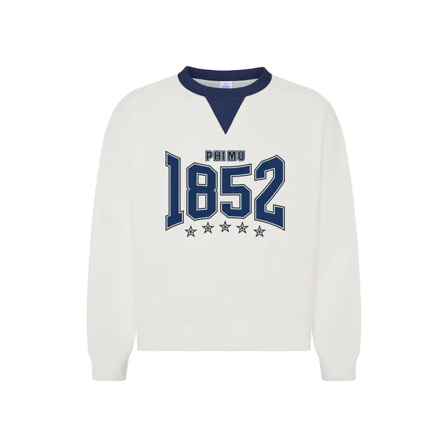 Phi Mu Bold Lettering PR Sweater 2