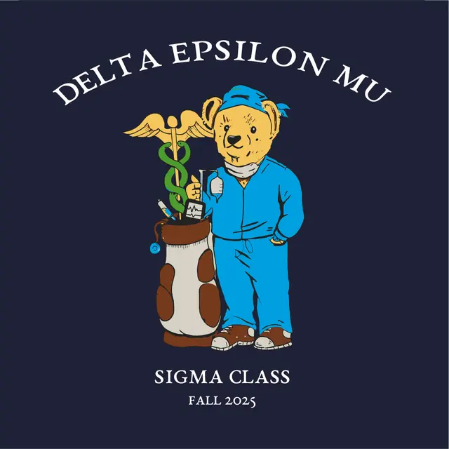 Teddy Bear in Scrubs with Caduceus PR Crewneck