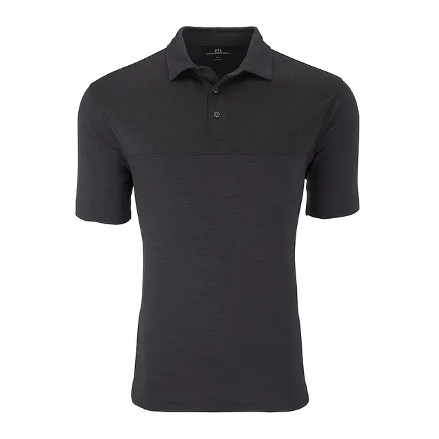 Customizable Vansport Pro Horizon Polo 2475 Black Front