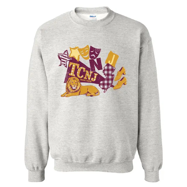 TCNJ Musical Theatre Varsity Lion Crewneck 2