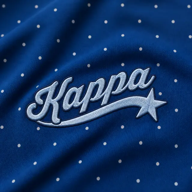 Kappa Kappa Gamma Curved Text Star Pattern PR Sweater