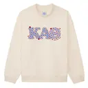 Kappa Alpha Theta Checkered Heart Formal Sweater 2