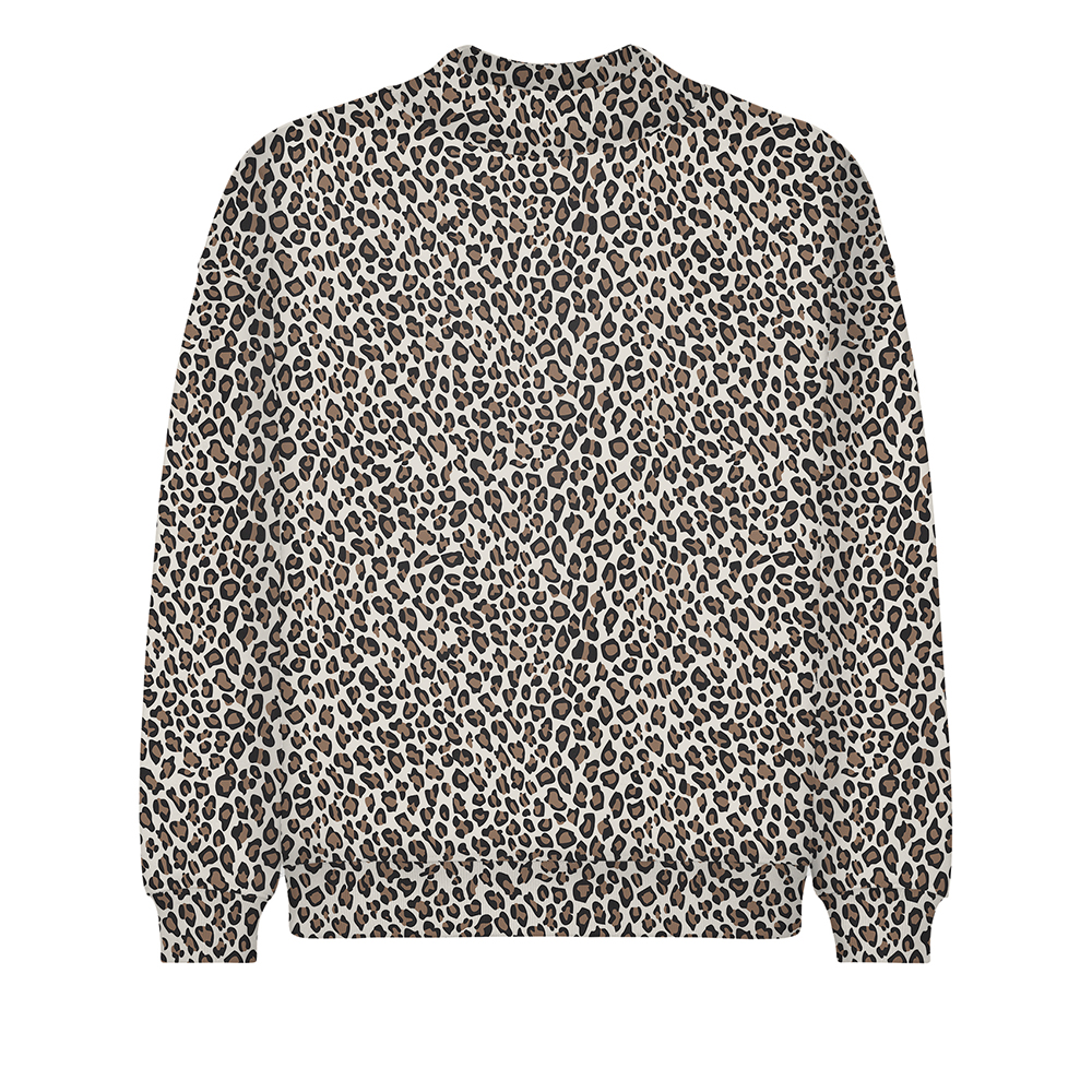 Fresh Prints FP111 Leopard Print Heavy Weight Mockneck | Fresh Prints