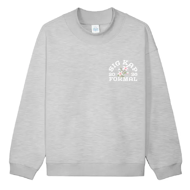 Sigma Kappa Floral Pixel Art Formal Crewneck 2