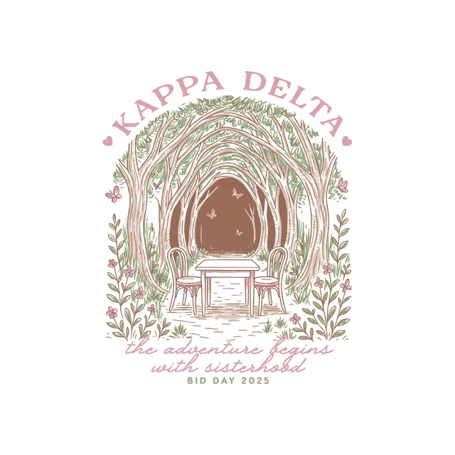 Kappa Delta Enchanted Forest Bid Day Shirt