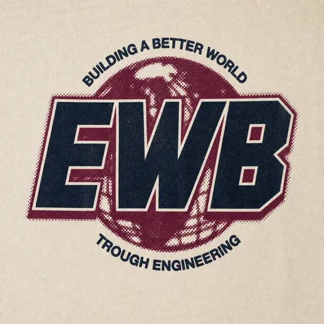 Engineers Without Borders Bold EWB Globe Graphic PR Shirt