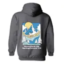 Mountain Peaks and Sun Half Circle Spring Formal Hoodie 2
