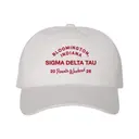 Sigma Delta Tau Arched Text Parents Weekend Hat 2