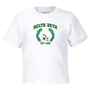 Delta Zeta Snoopy and Woodstock Varsity PR Shirt 2