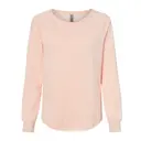 Women's California Wave Wash Crewneck Sweatshirt Blush Front