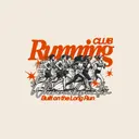 Running Club Runners and Sparkles Illustration PR Crewneck