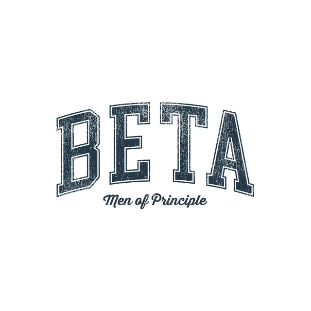 Beta Theta Pi Distressed Block Text PR Shirt