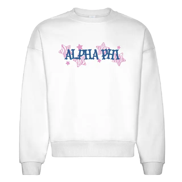 Alpha Phi Stars and Stripes PR Crewneck 2