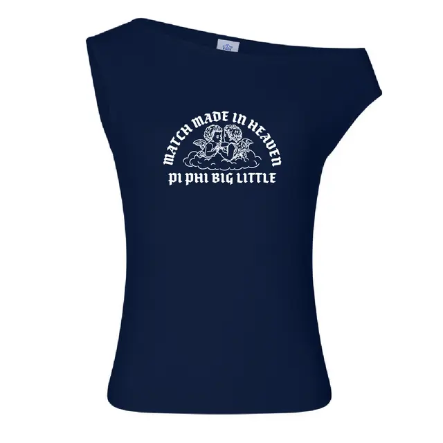 Pi Beta Phi Angel Illustration Big Little Reveal Tank 2