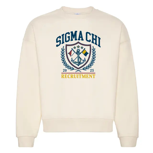 Sigma Chi Nautical Crest Rush Crewneck 2