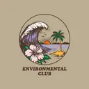 Environmental Club Ocean Wave Illustration with Sunset PR Shirt