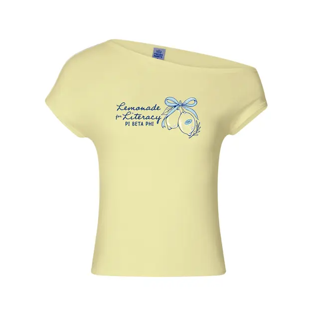 Pi Beta Phi Lemonade Illustration Philanthropy Shirt 2